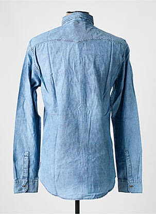 Chemise manches longues coupe cintrée bleu SALSA homme