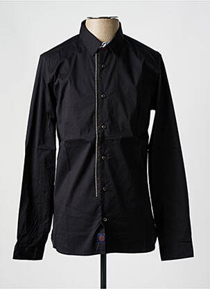 Chemise manches longues coupe droite noir SALSA homme