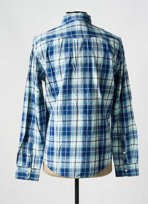 Chemise manches longues imprimé fantaisie bleu SALSA homme