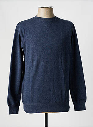 Pull col rond manches longues bleu CBK homme