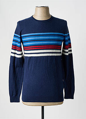 Pull col rond manches longues bleu SALSA homme
