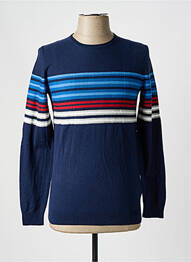 Pull col rond manches longues bleu SALSA homme