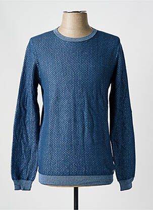 Pull col rond manches longues bleu SALSA homme