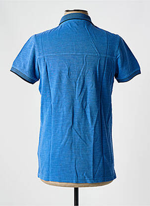 Polo coupe droite manches courtes bleu SALSA homme