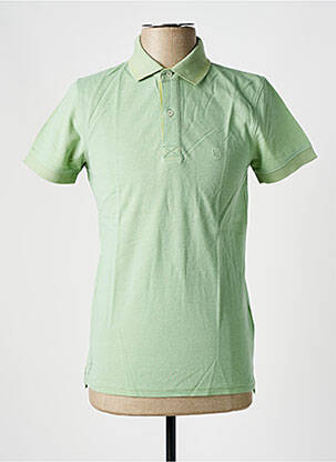 Polo coupe cintrée manches courtes vert SALSA homme