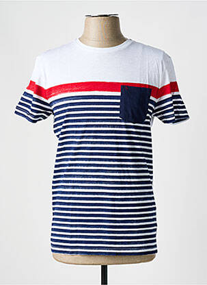 T-shirt coupe cintrée manches courtes blanc SALSA homme