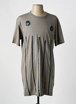 T-shirt coupe droite manches courtes gris G STAR homme
