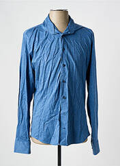 Chemise manches longues bleu PROFUOMO pour homme seconde vue