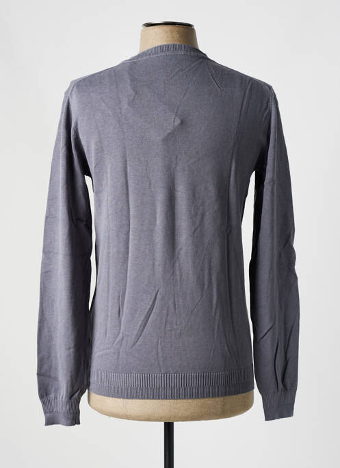 Pull col v manches longues gris SALSA homme
