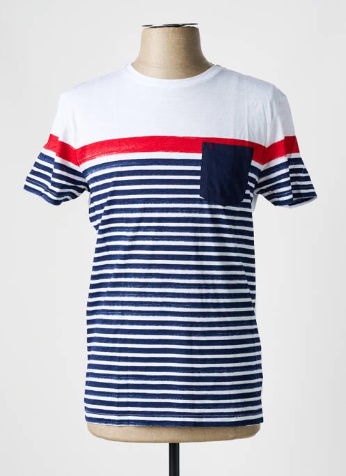 T-shirt coupe cintrée manches courtes blanc SALSA homme