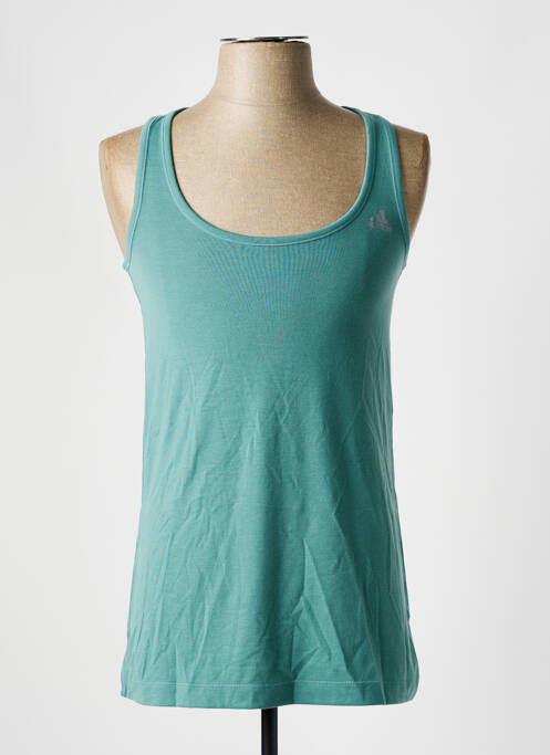 Débardeur vert ADIDAS pour homme