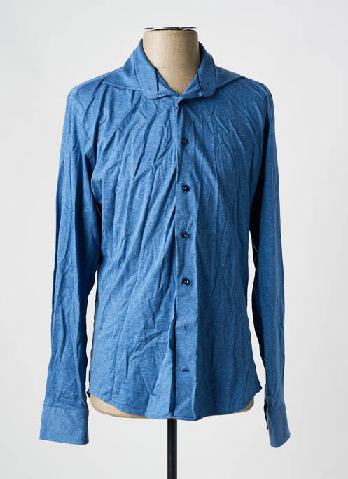 Chemise manches longues bleu PROFUOMO pour homme