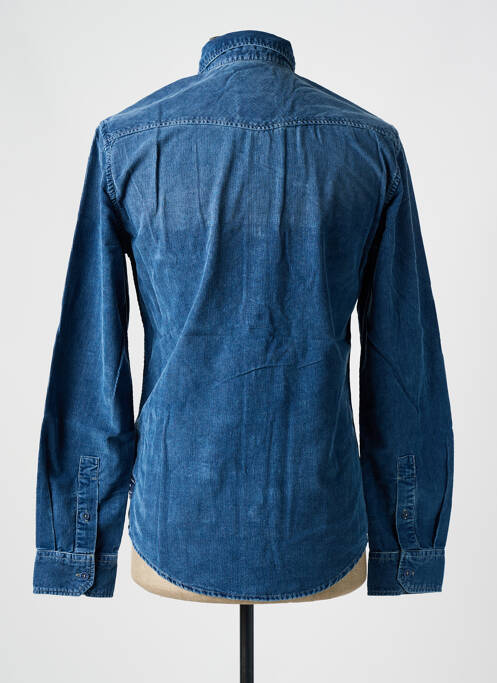 Chemise manches longues bleu SALSA pour homme