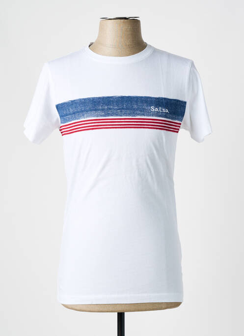 T-shirt blanc SALSA pour homme