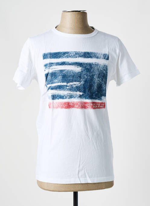 T-shirt blanc SALSA pour homme