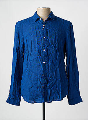 Chemise manches longues coupe cintrée bleu SALSA homme