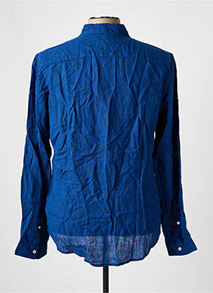 Chemise manches longues coupe cintrée bleu SALSA homme