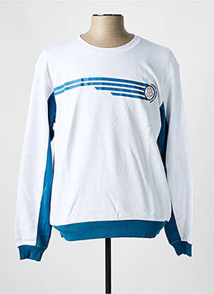 Sweat-shirt stretch manches longues blanc UMBRO homme