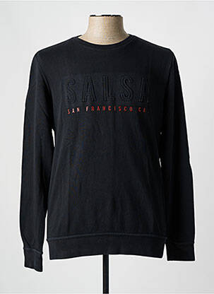 Sweat-shirt stretch manches longues noir SALSA homme