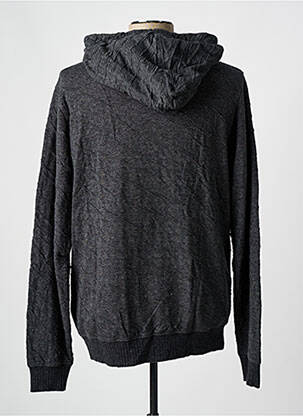 Sweat-shirt à capuche col rond manches longues gris SALSA homme
