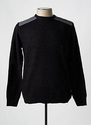 Pull stretch manches longues noir SCOTT homme