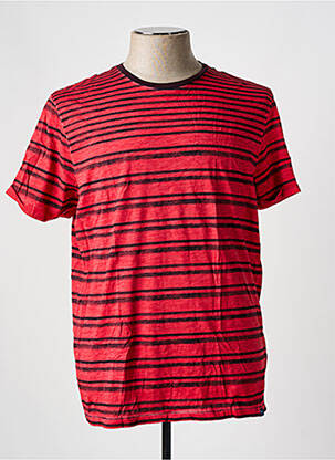 T-shirt coupe cintrée manches courtes rouge SALSA homme