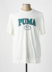 T-shirt blanc PUMA pour homme seconde vue