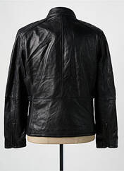 Veste en cuir noir SALSA pour homme seconde vue