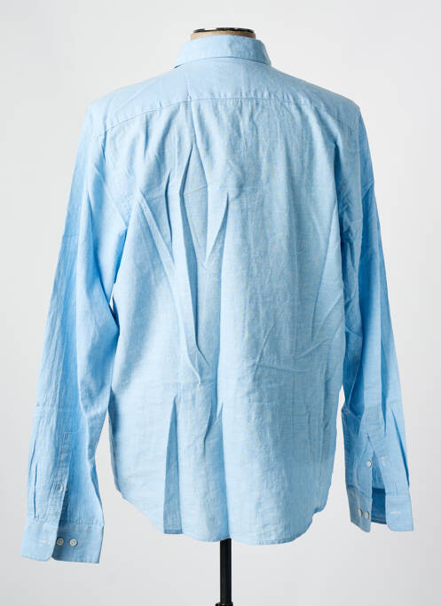 Chemise manches longues bleu GARCIA pour homme