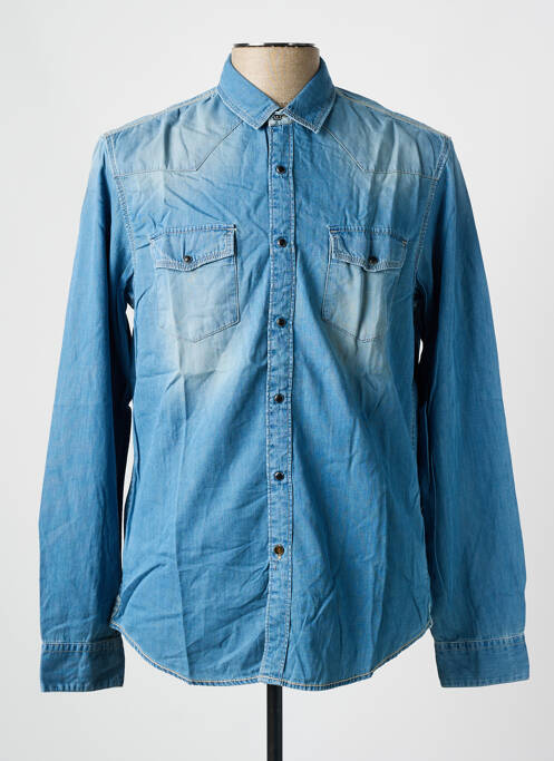 Chemise manches longues bleu SALSA homme