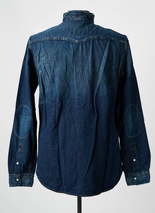 Chemise manches longues bleu SALSA pour homme