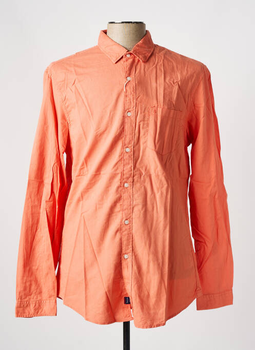 Chemise manches longues orange SALSA pour homme