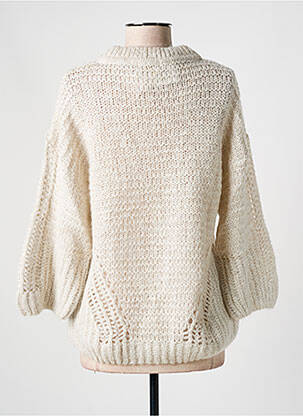 Pull stretch manches longues beige SALSA femme