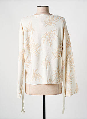Pull coupe cintrée manches longues beige SALSA femme