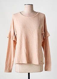 Pull coupe cintrée manches longues rose SALSA femme