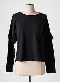 Pull stretch manches longues noir SALSA femme