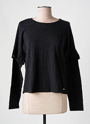 Pull stretch manches longues noir SALSA femme