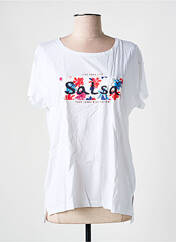 T-shirt blanc SALSA pour femme seconde vue
