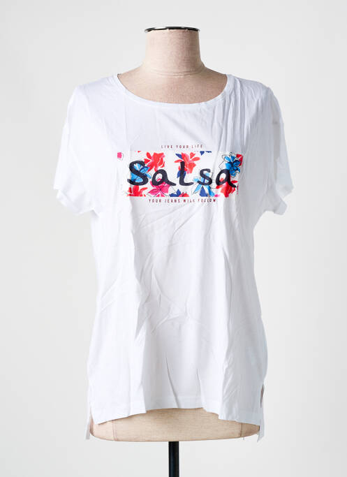 T-shirt blanc SALSA pour femme