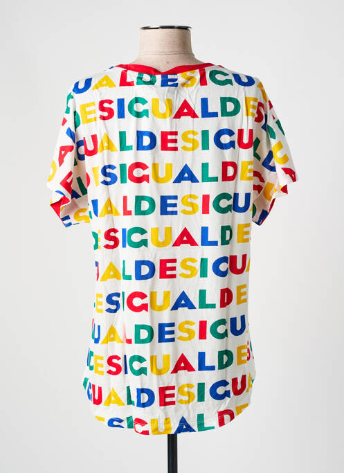 T-shirt blanc DESIGUAL pour femme