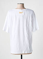 T-shirt blanc DESIGUAL pour femme seconde vue