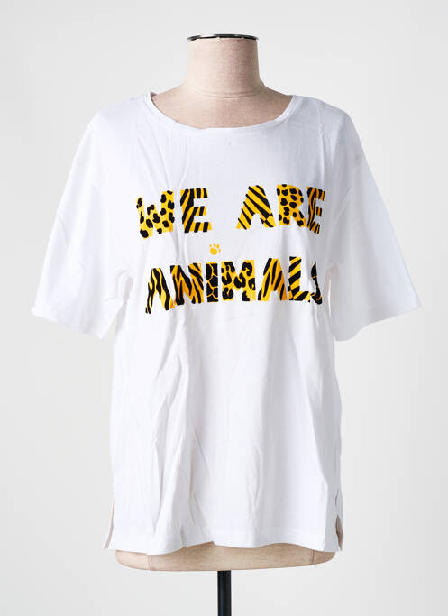 T-shirt blanc DESIGUAL pour femme