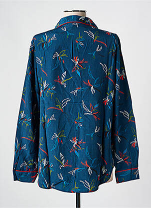 Chemisier coupe cintrée manches longues bleu SALSA femme