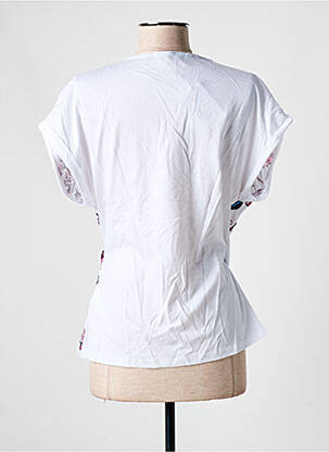 Top stretch manches courtes blanc SALSA femme