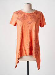 T-shirt orange DESIGUAL pour femme seconde vue
