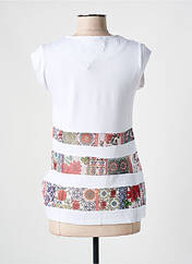 T-shirt blanc DESIGUAL pour femme seconde vue