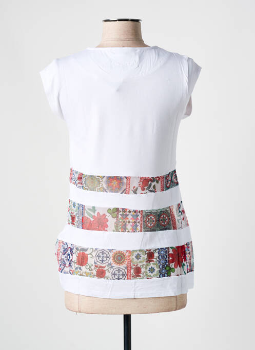 T-shirt blanc DESIGUAL pour femme