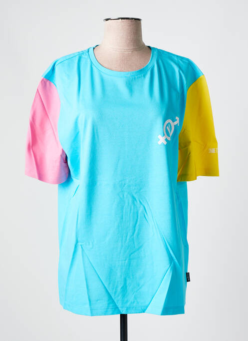 T-shirt bleu DESIGUAL pour femme