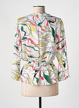 Tunique manches longues imprimé fantaisie blanc SALSA femme