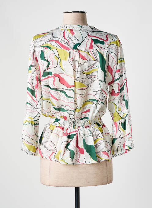 Tunique manches longues imprimé fantaisie blanc SALSA femme